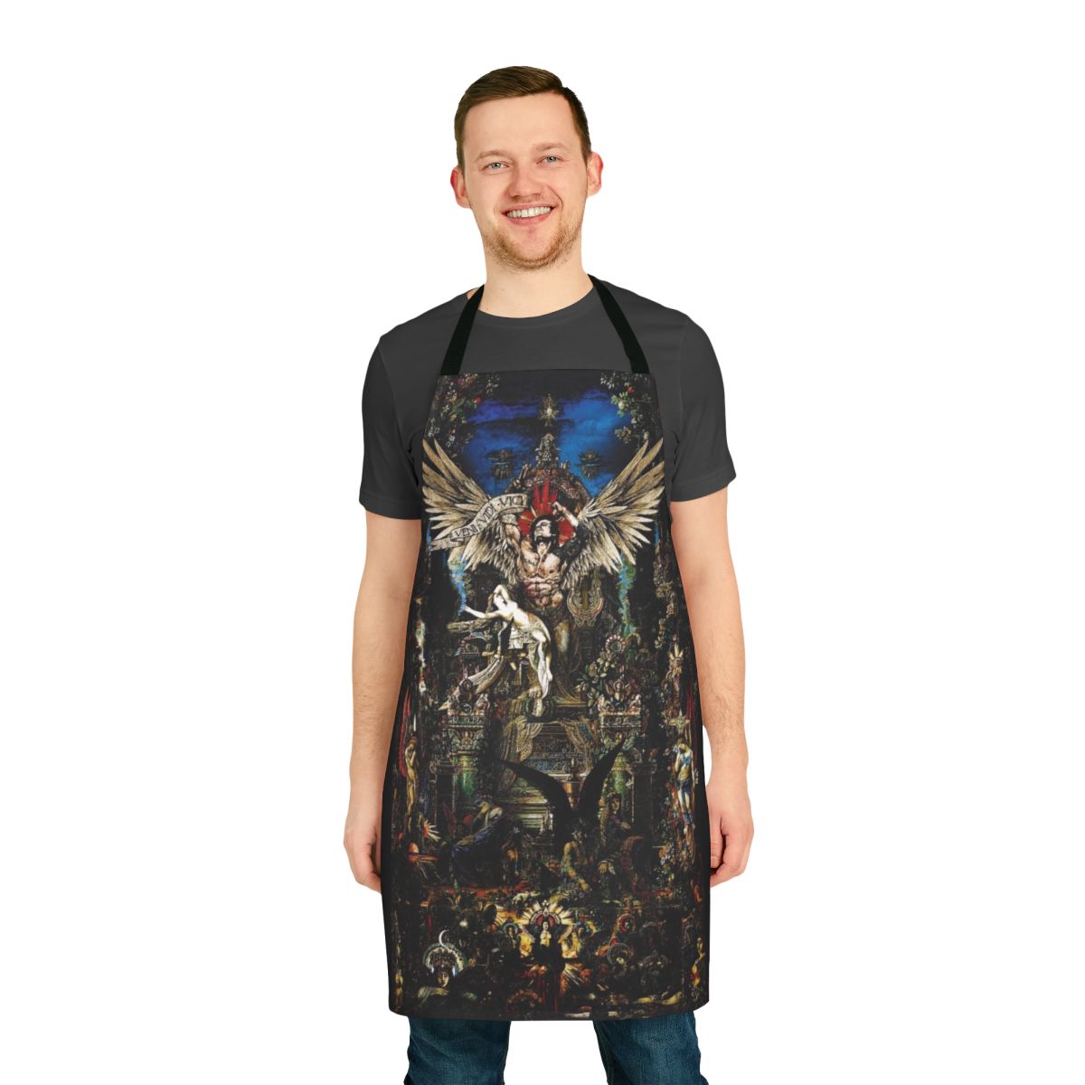 Bodybuilding apron with Zyzz and Chestbrah design