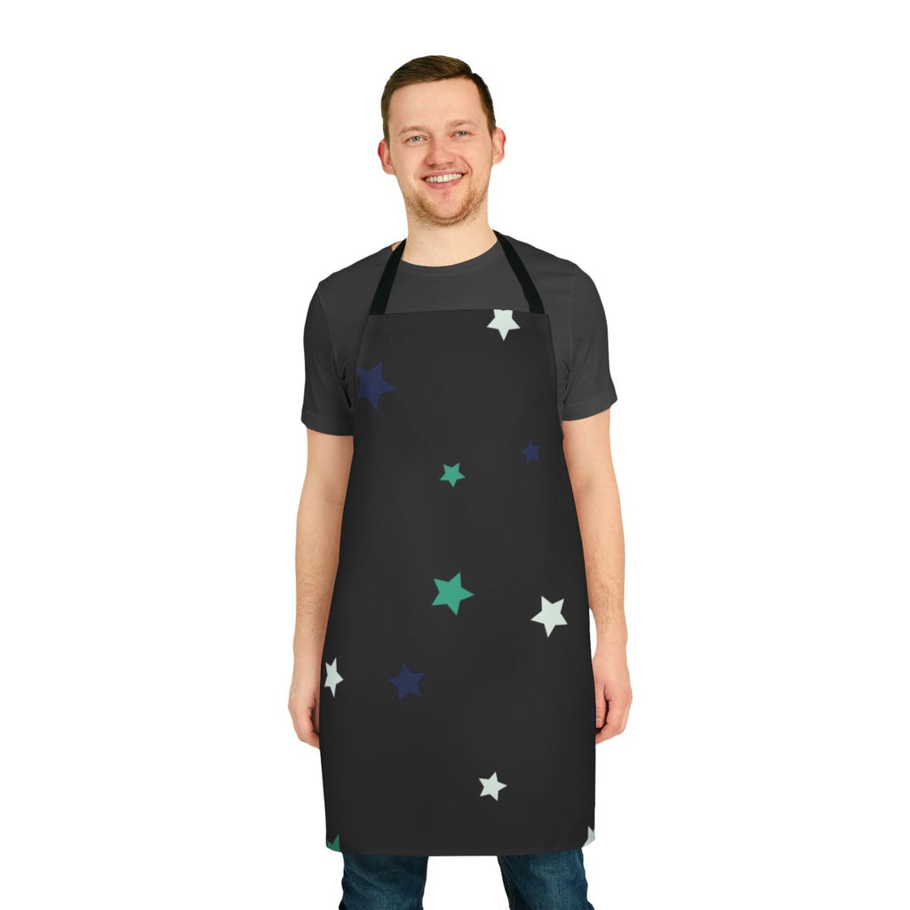 Stylish and versatile bohemian star pattern apron for the kitchen