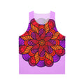 Boho mandala design unisex tank top