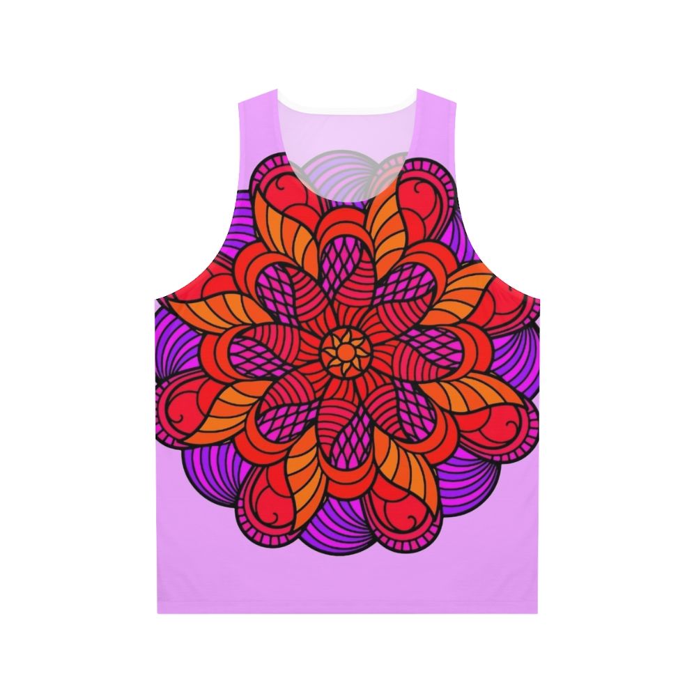 Boho mandala design unisex tank top
