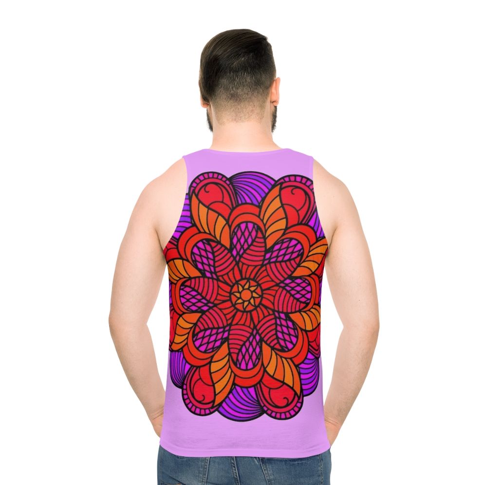 Boho mandala design unisex tank top