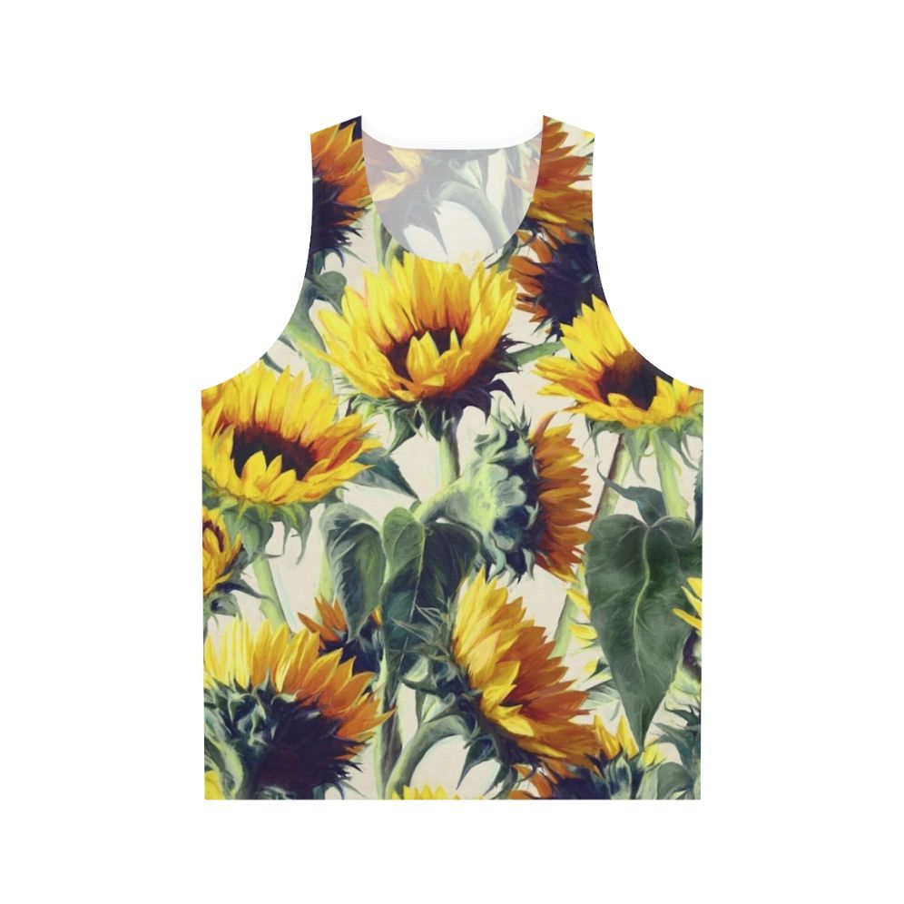 Boho Sunflower Forever Unisex Tank Top