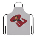 Star Trek-inspired apron featuring the USS Enterprise and Commander Riker