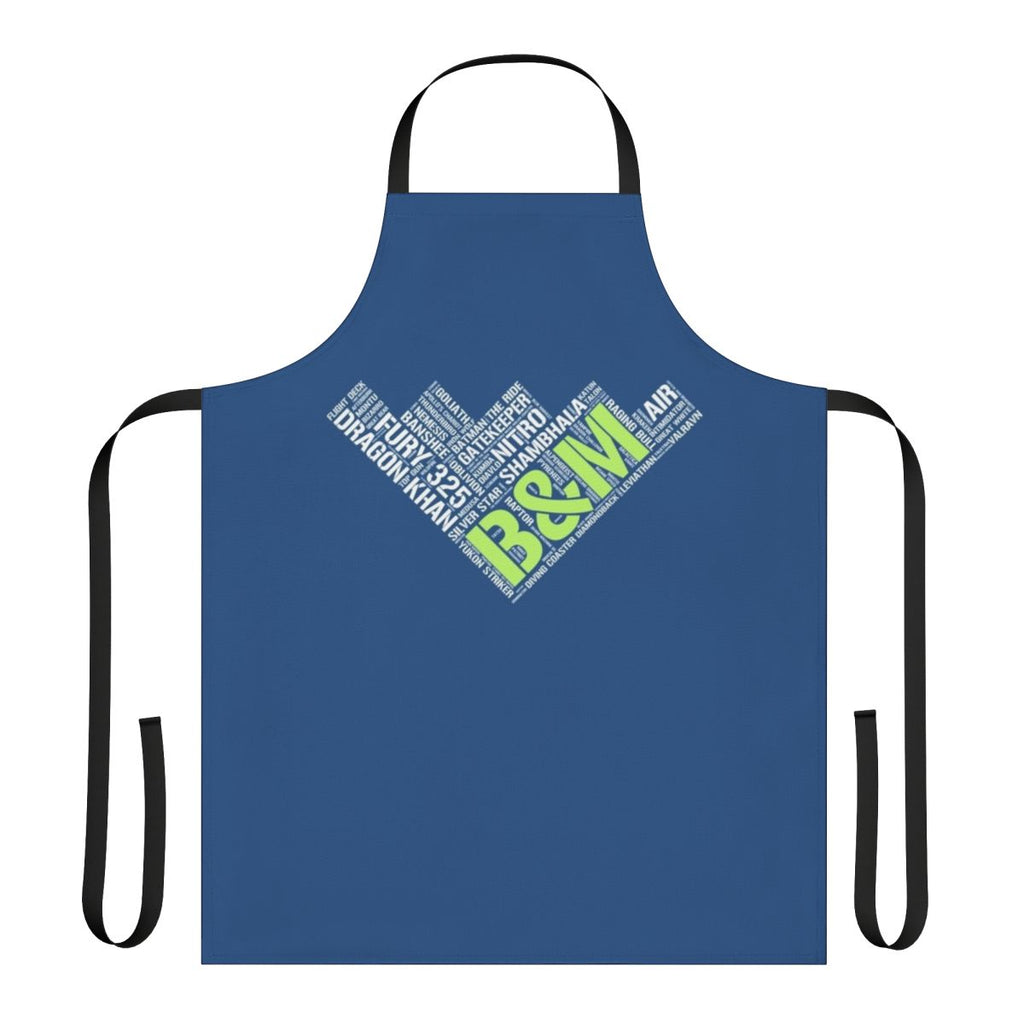 Bolliger Mabillard-inspired roller coaster themed apron