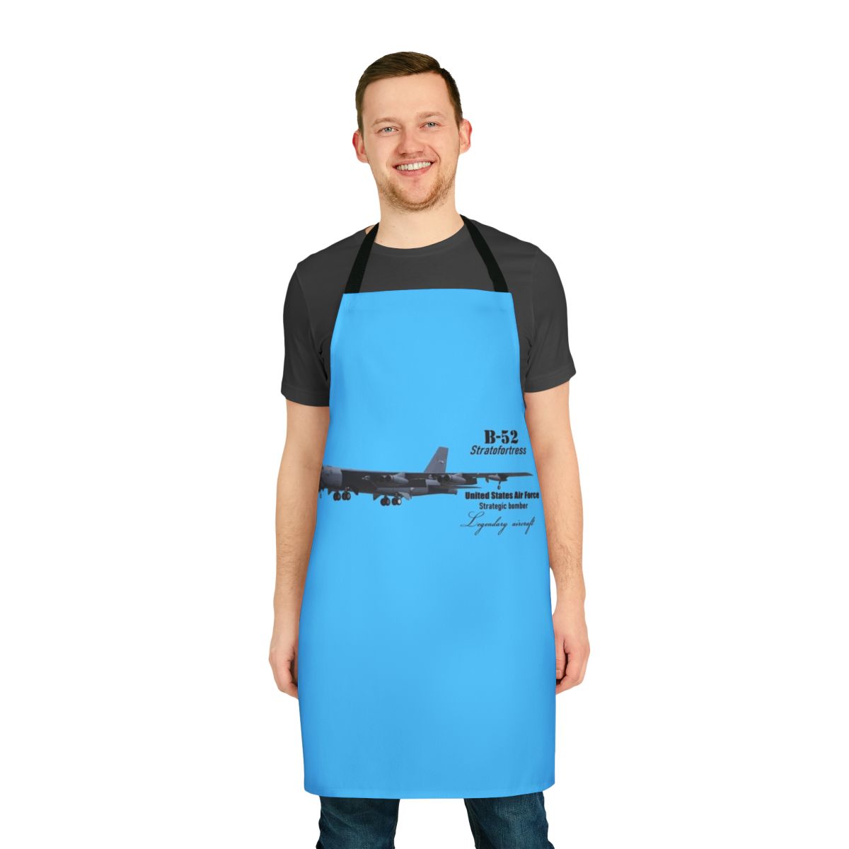 Bomber Crew B-52 Inspired Apron featuring the iconic B-52 Stratofortress aircraft