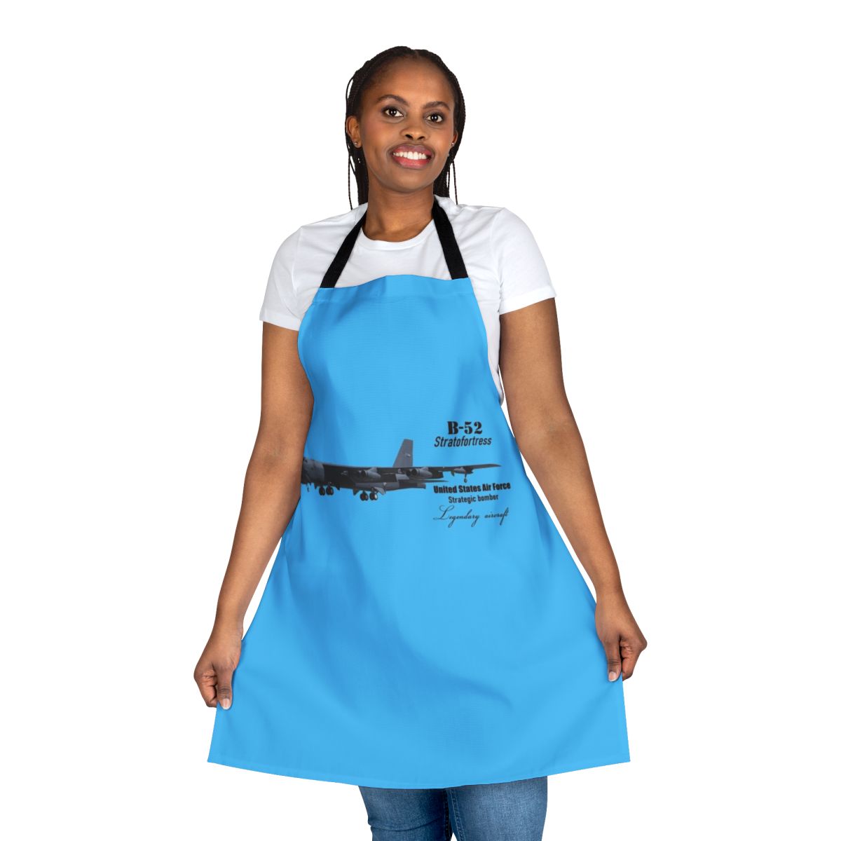 Bomber Crew B-52 Inspired Apron featuring the iconic B-52 Stratofortress aircraft