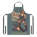 Bombshell-style apron featuring Resident Evil characters and imagery