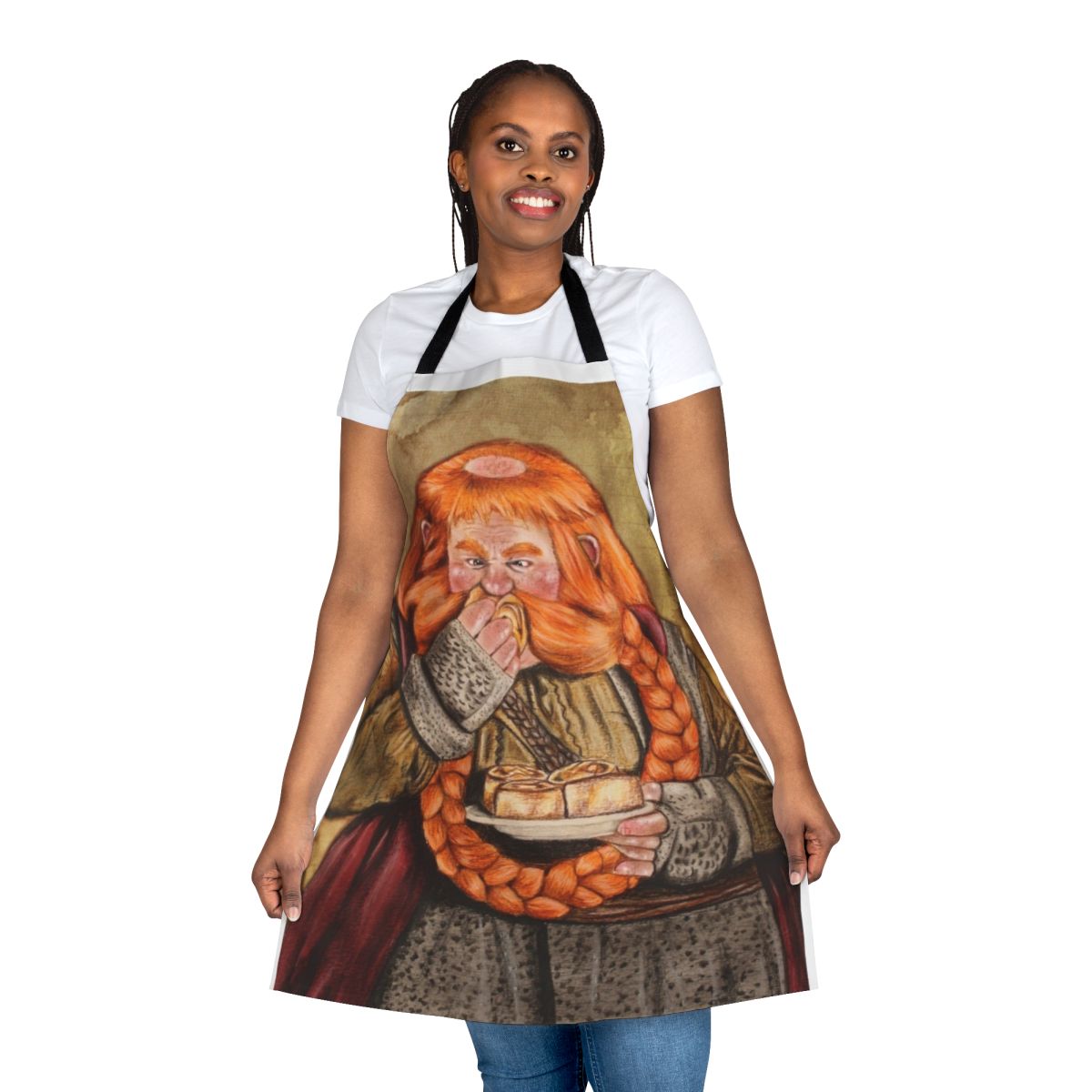 Bombur-themed apron with a larger image design for Lord of the Rings fans