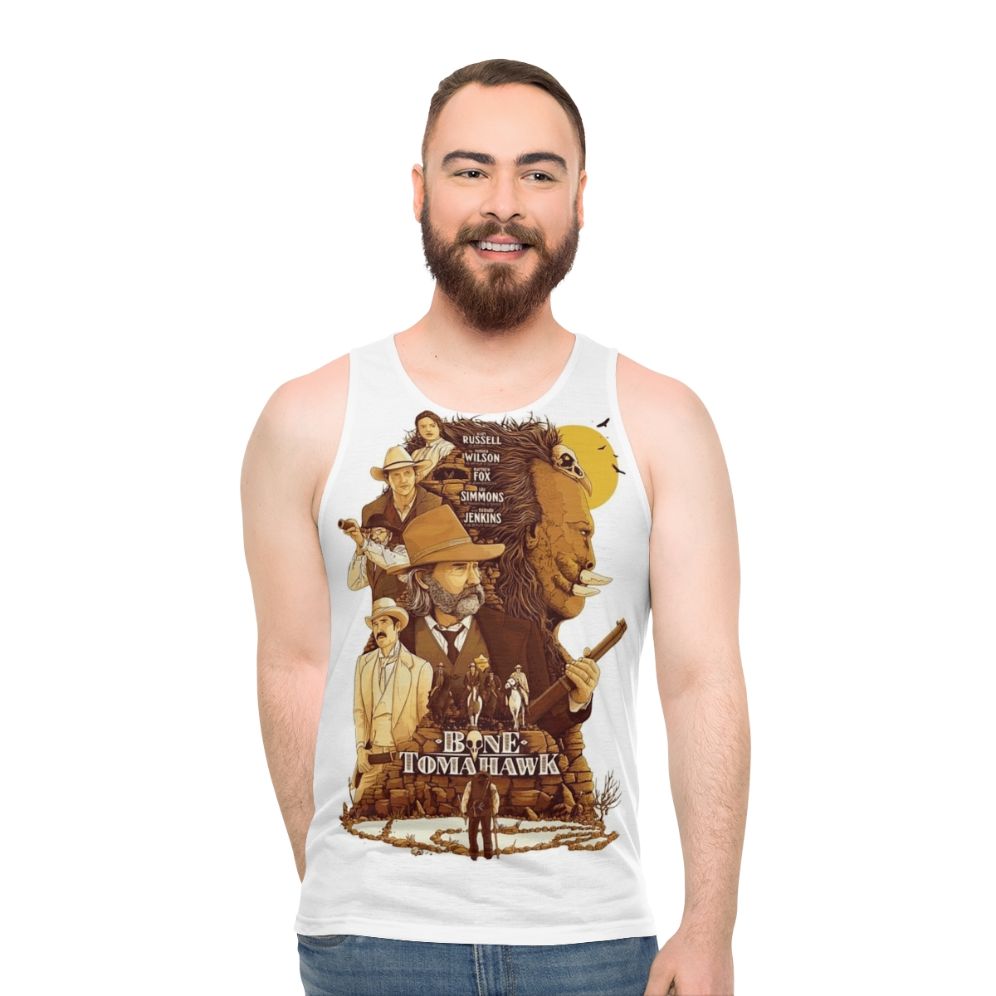 Bone Tomahawk vintage western movie unisex tank top