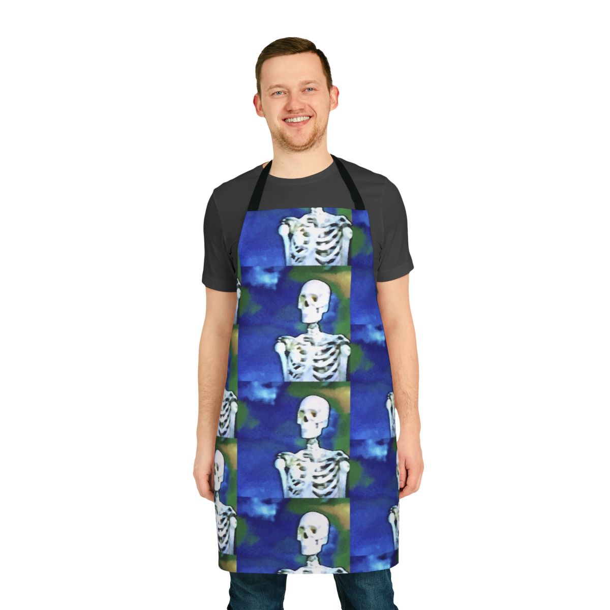 Bones Sesh Inspired Unrendered Album T-Shirt Apron