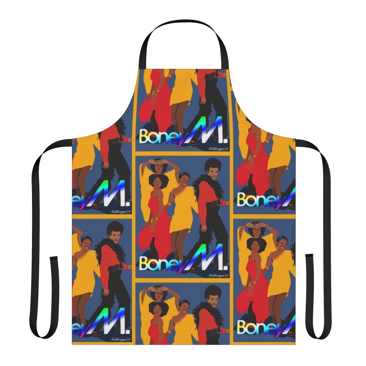 Boney M inspired Rasputin design printed on an apron