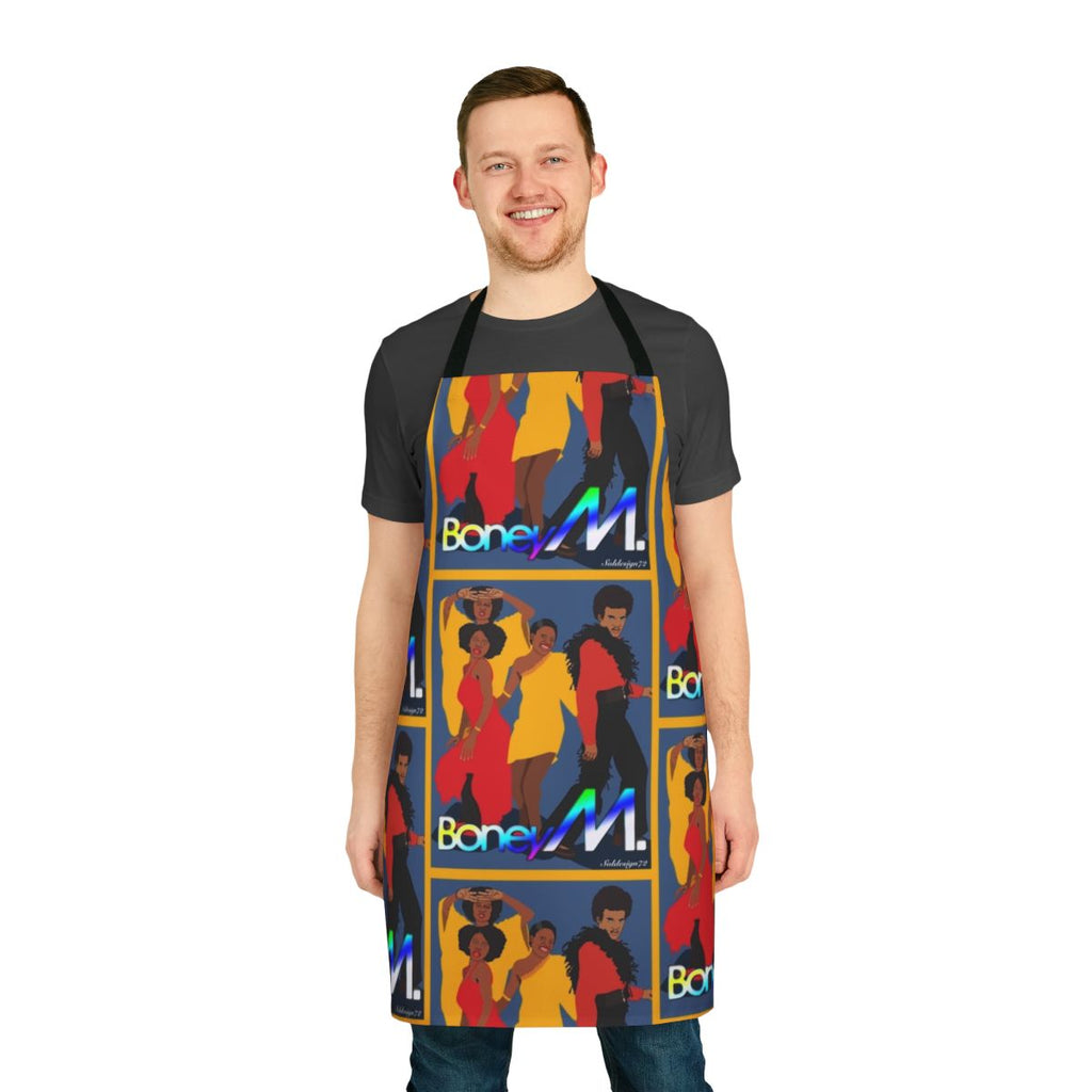 Boney M inspired Rasputin design printed on an apron