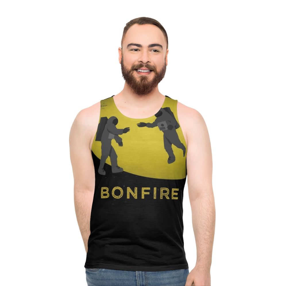 Bonfire Artwork Unisex Tank Top