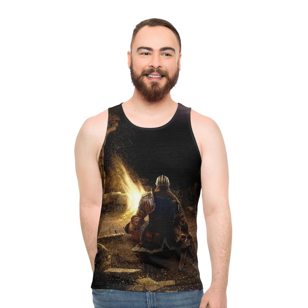 Bonfire Unisex Gaming Tank Top