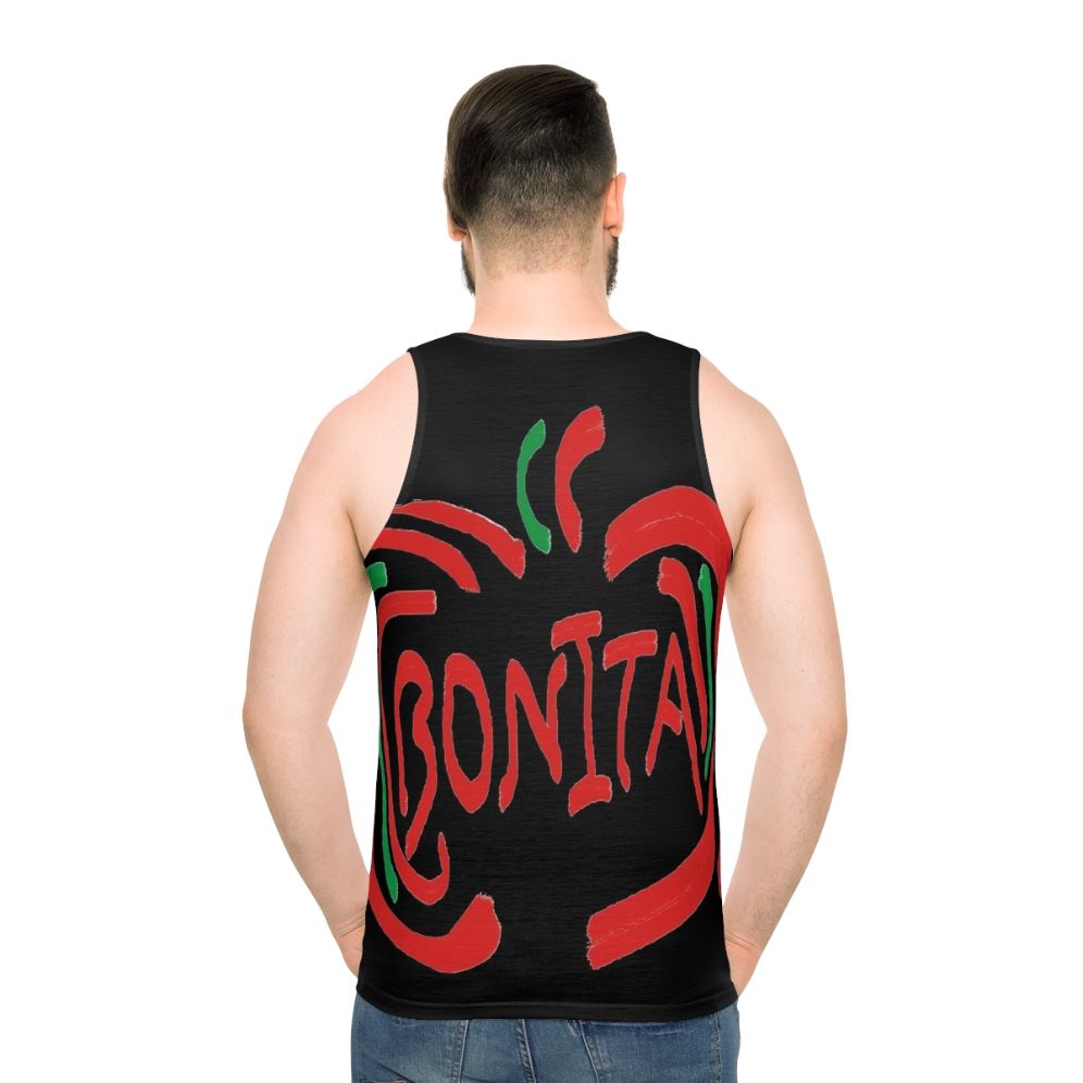 Unisex tank top with Bonita Apple graphic