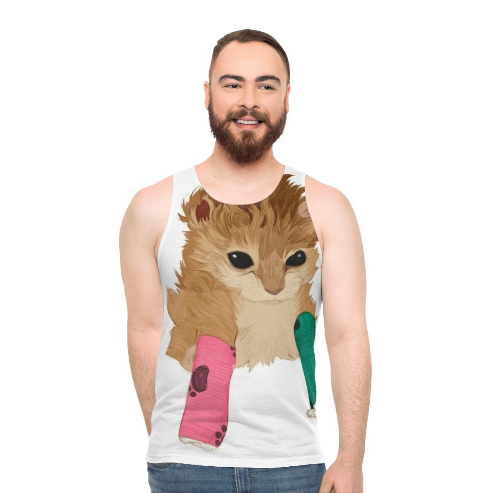 Bonkers Cat Lover Unisex Tank Top