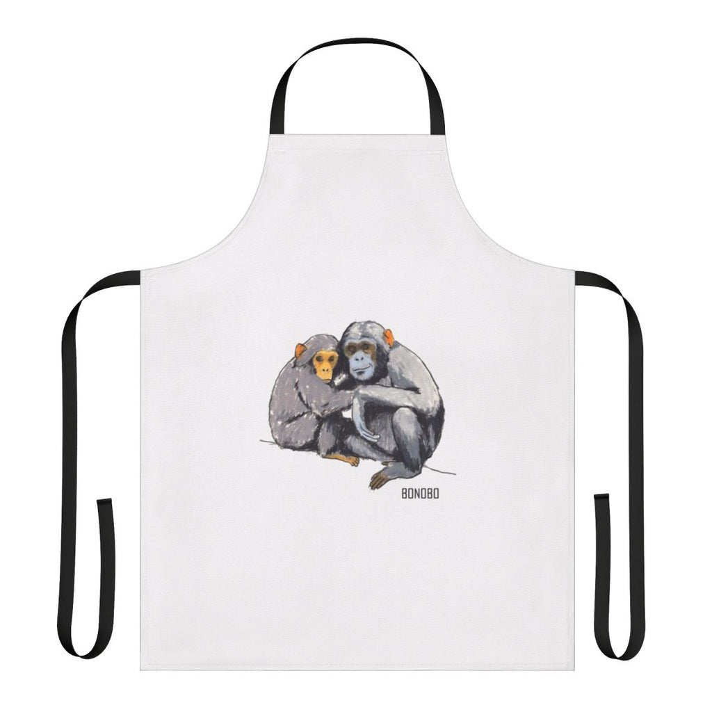 Bonobo band logo printed on a high-quality apron