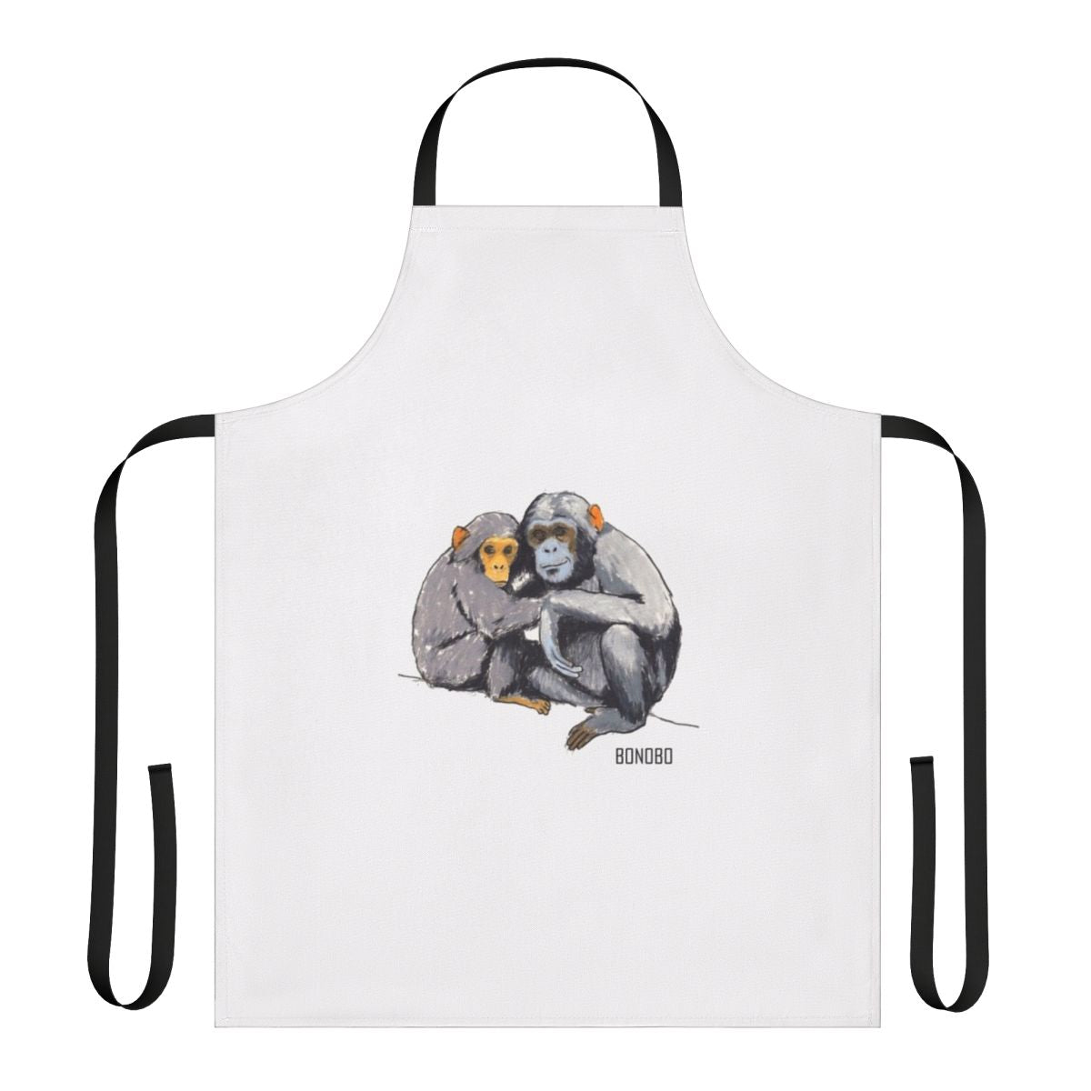 Bonobo band logo printed on a high-quality apron