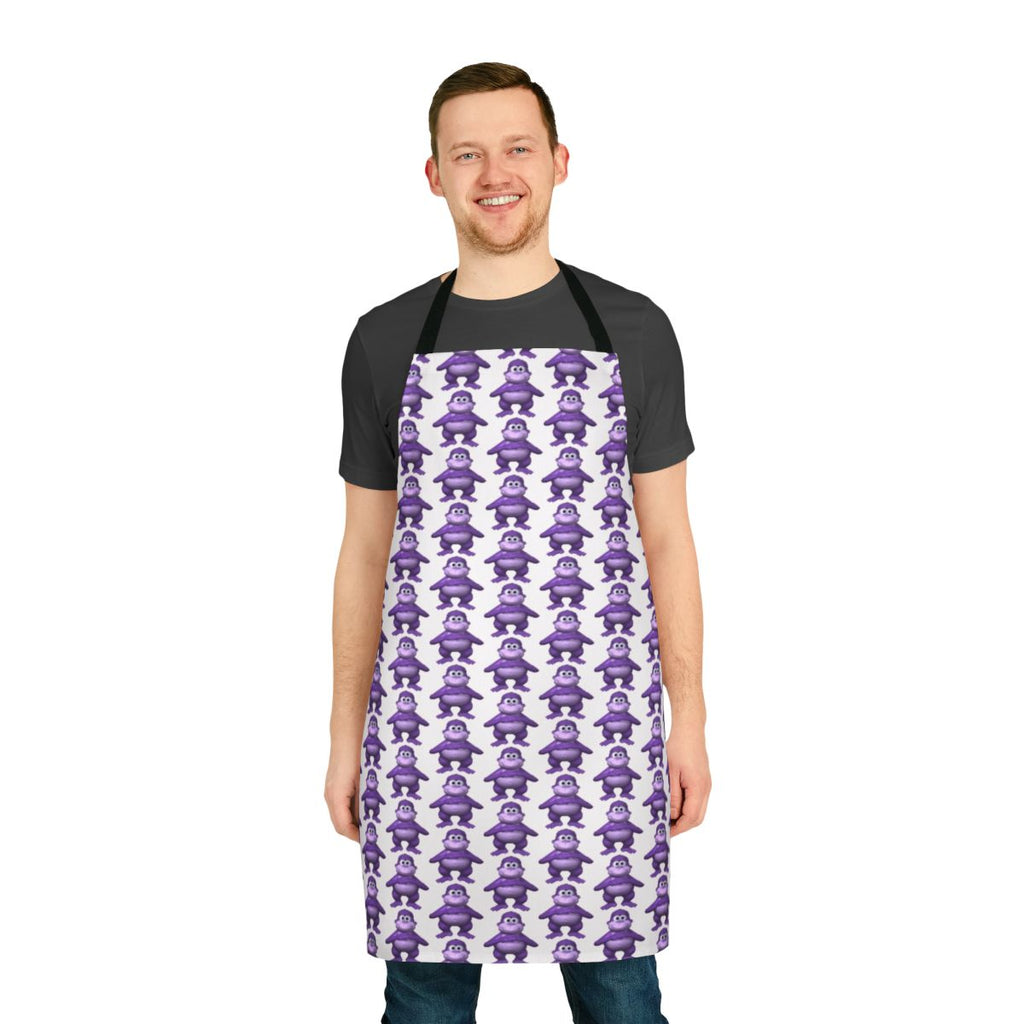 Bonzi Buddy-themed apron for gamers and fans of Vinesauce's Windows destruction videos