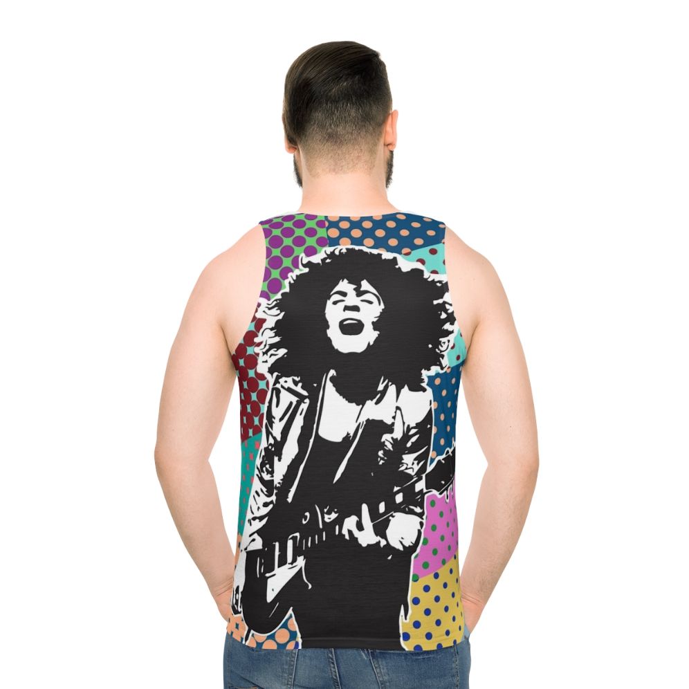 Boogie On Retro Unisex Tank Top for Glam Rock Fans
