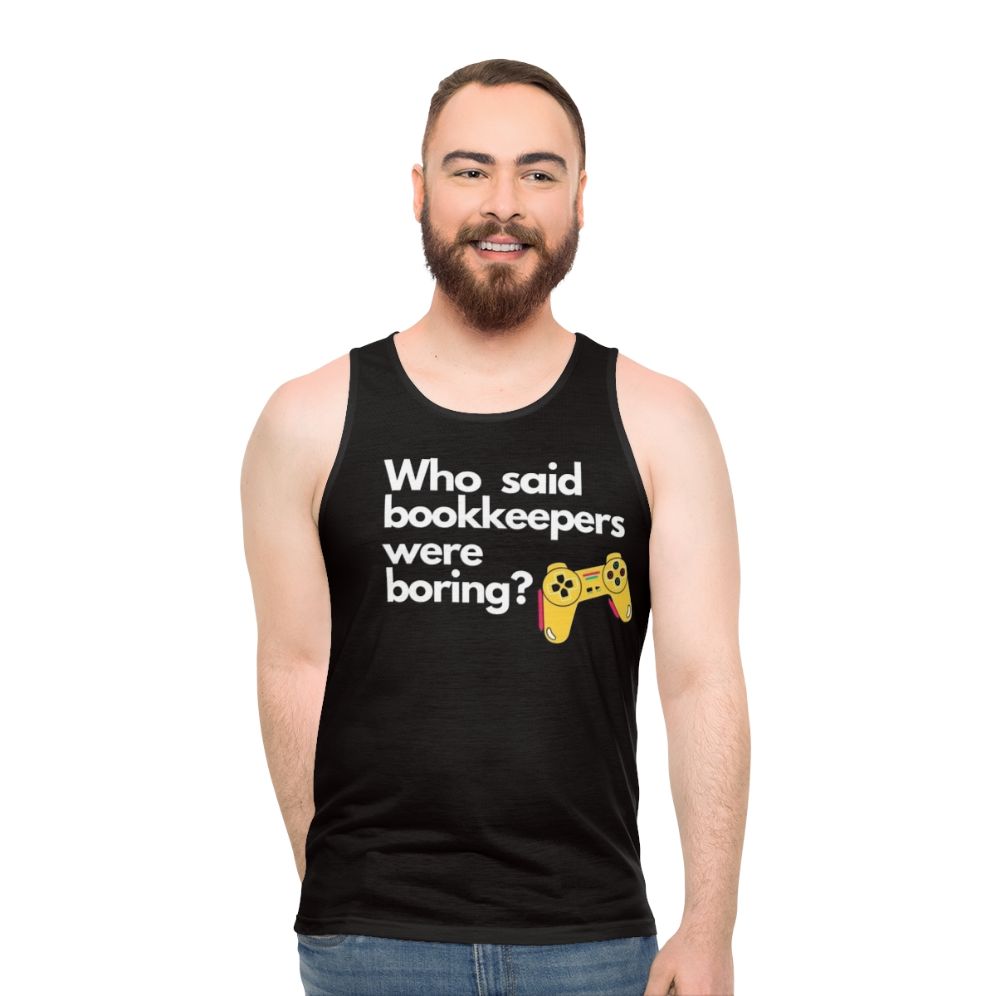 Unisex "Bookkeepers Aren't Boring" Tank Top