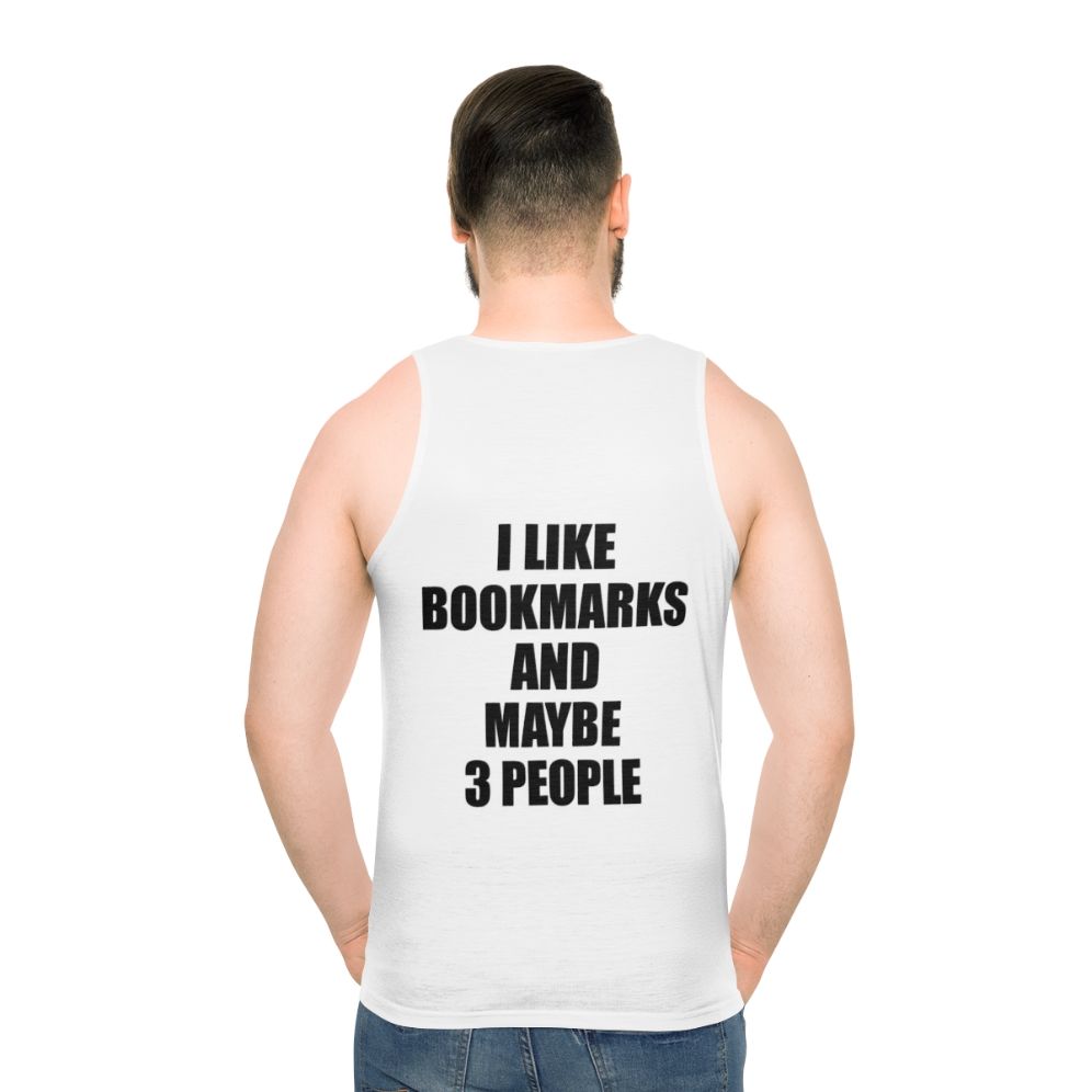 Bookmarks lover unisex tank top