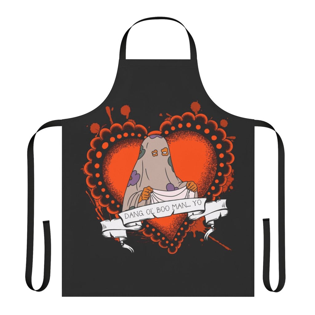 Boomhauer-themed apron with character art from King of the Hill