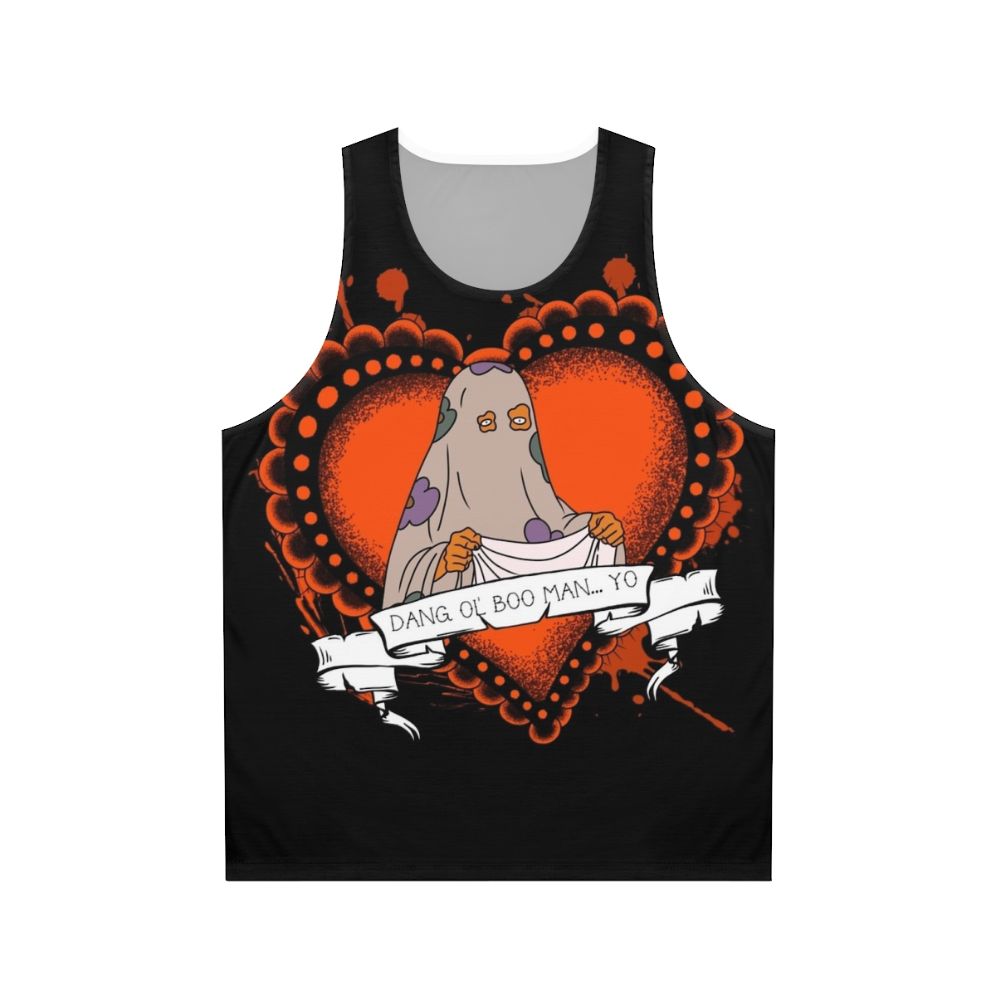 Boomhauer unisex tank top