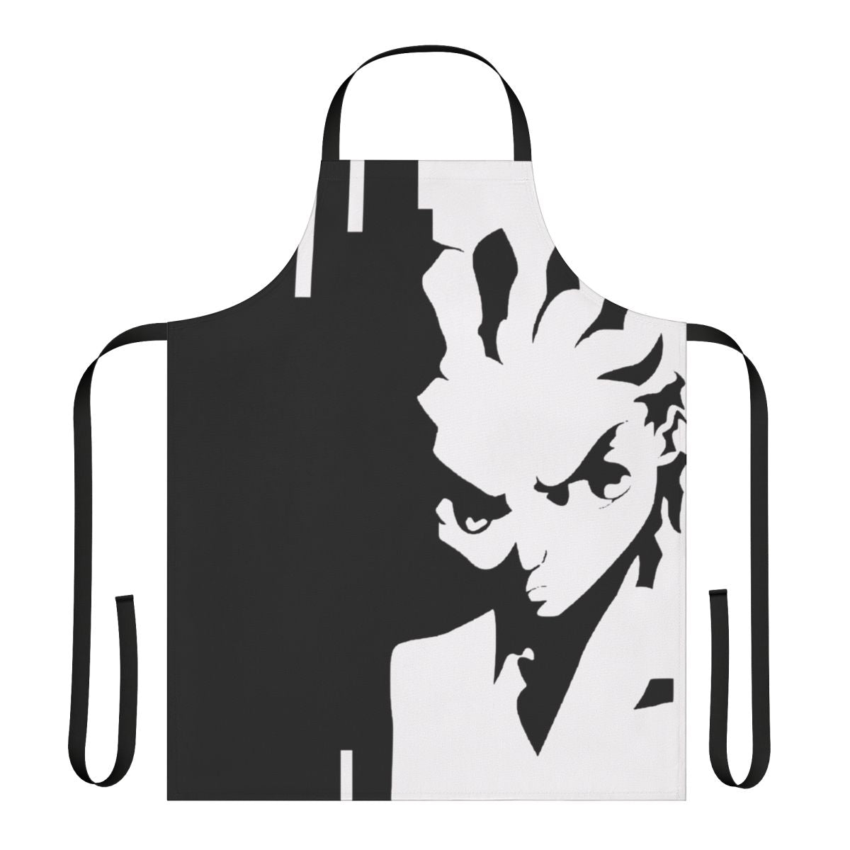 Boondocks-inspired apron featuring black culture and urban style graphics