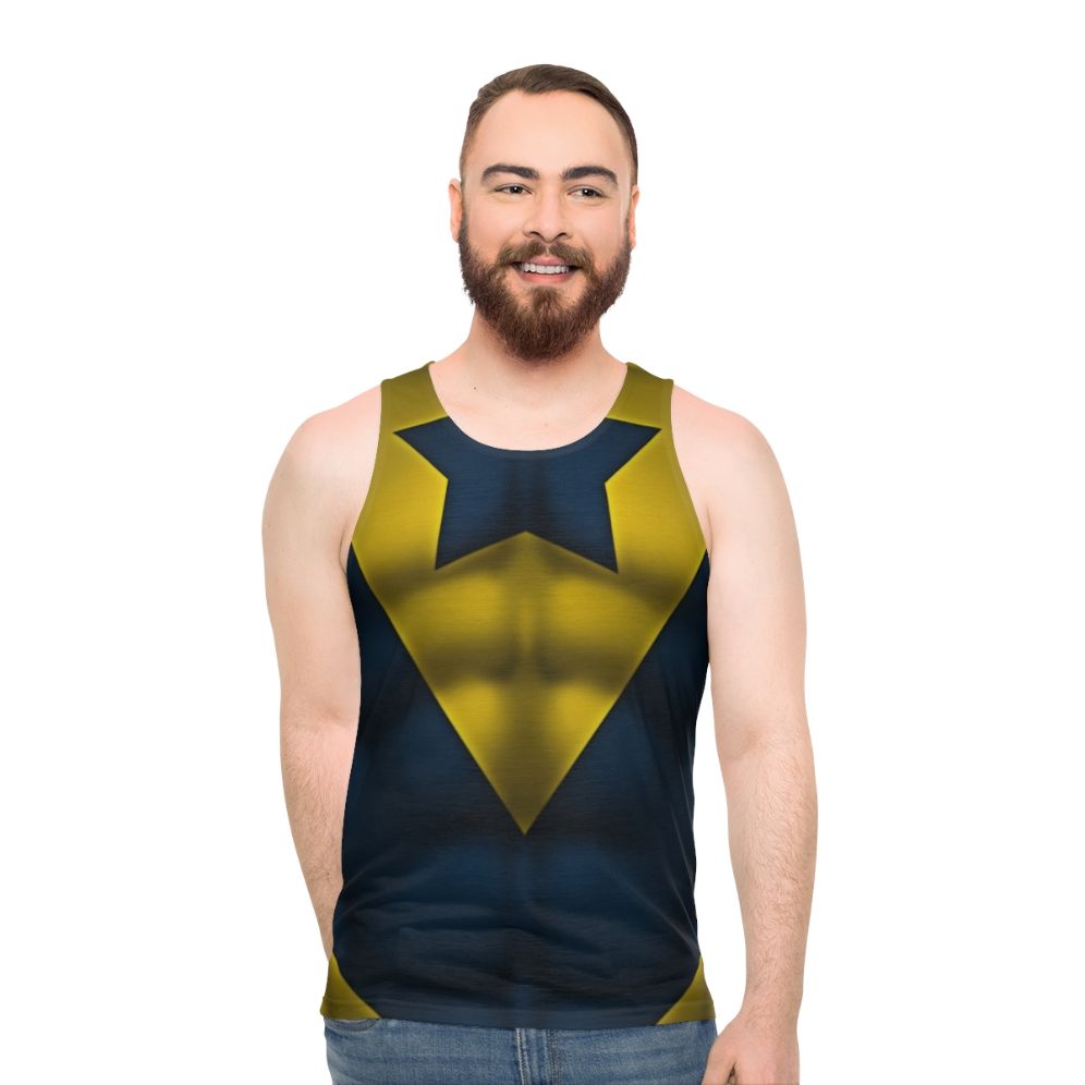 Booster Gold Superhero Art Unisex Tank Top