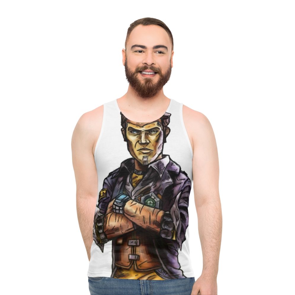 Borderlands 2 Handsome Jack Unisex Gaming Tank Top