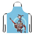 Borderlands 2 inspired Gaige mechromancer apron with robot arm, skull and heart design