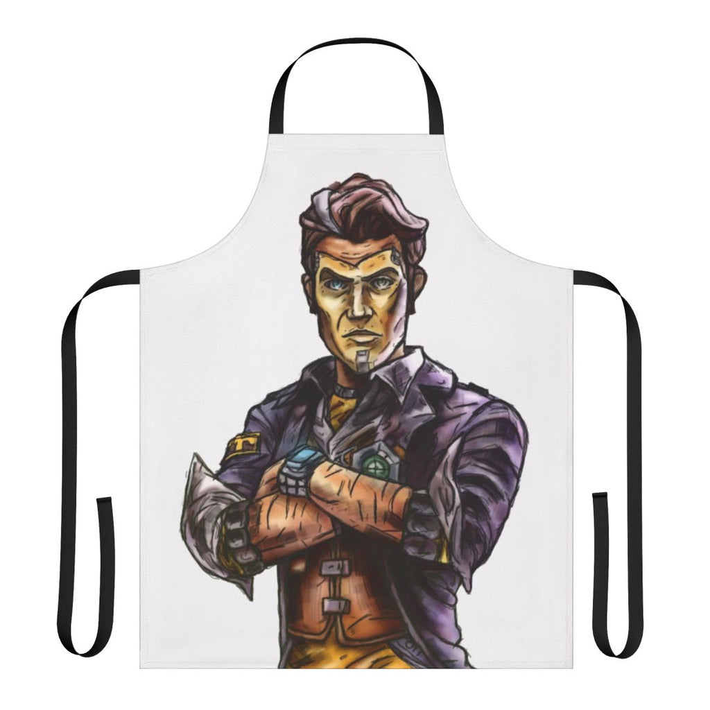 Borderlands 2 Handsome Jack-themed cooking apron