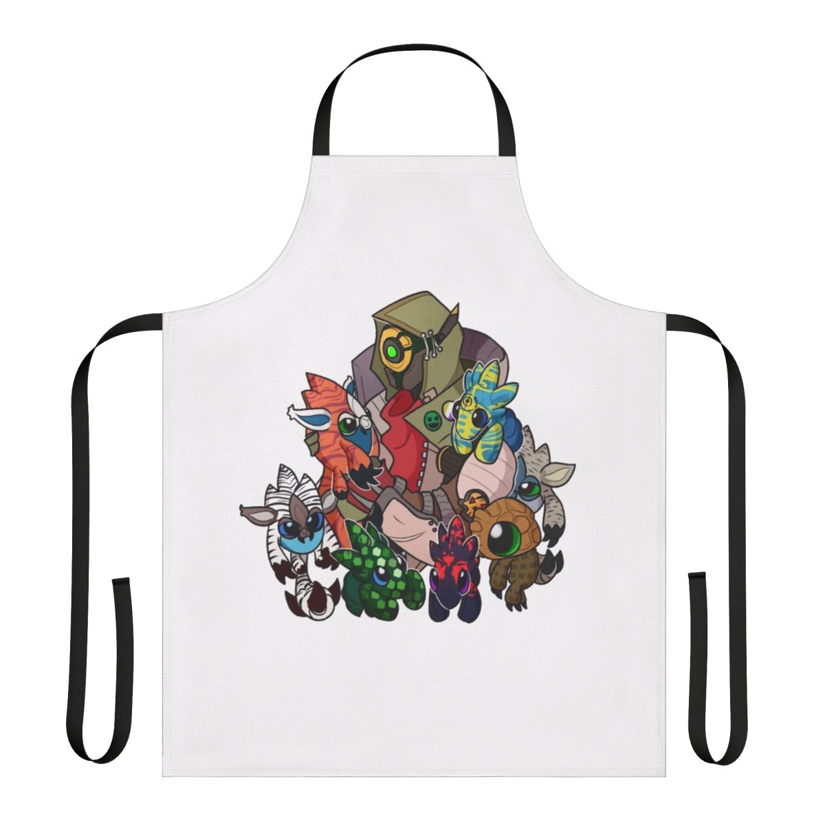Borderlands 3 inspired Fl4k the Beastmaster themed cooking apron