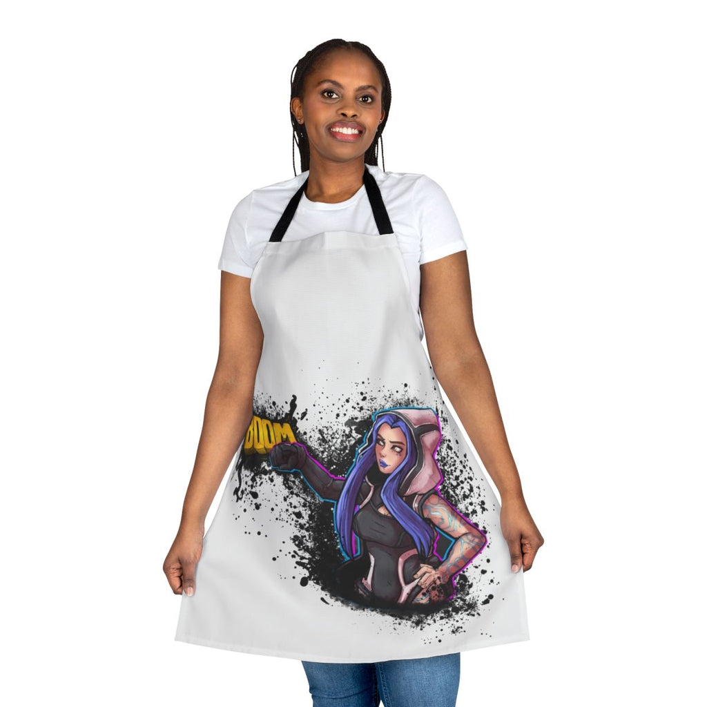 Borderlands 3 inspired Maya siren apron with bold, colorful design for gaming enthusiasts