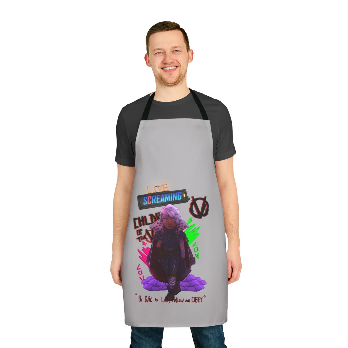Borderlands 3 Tyreen Calypso-themed apron with vault symbol