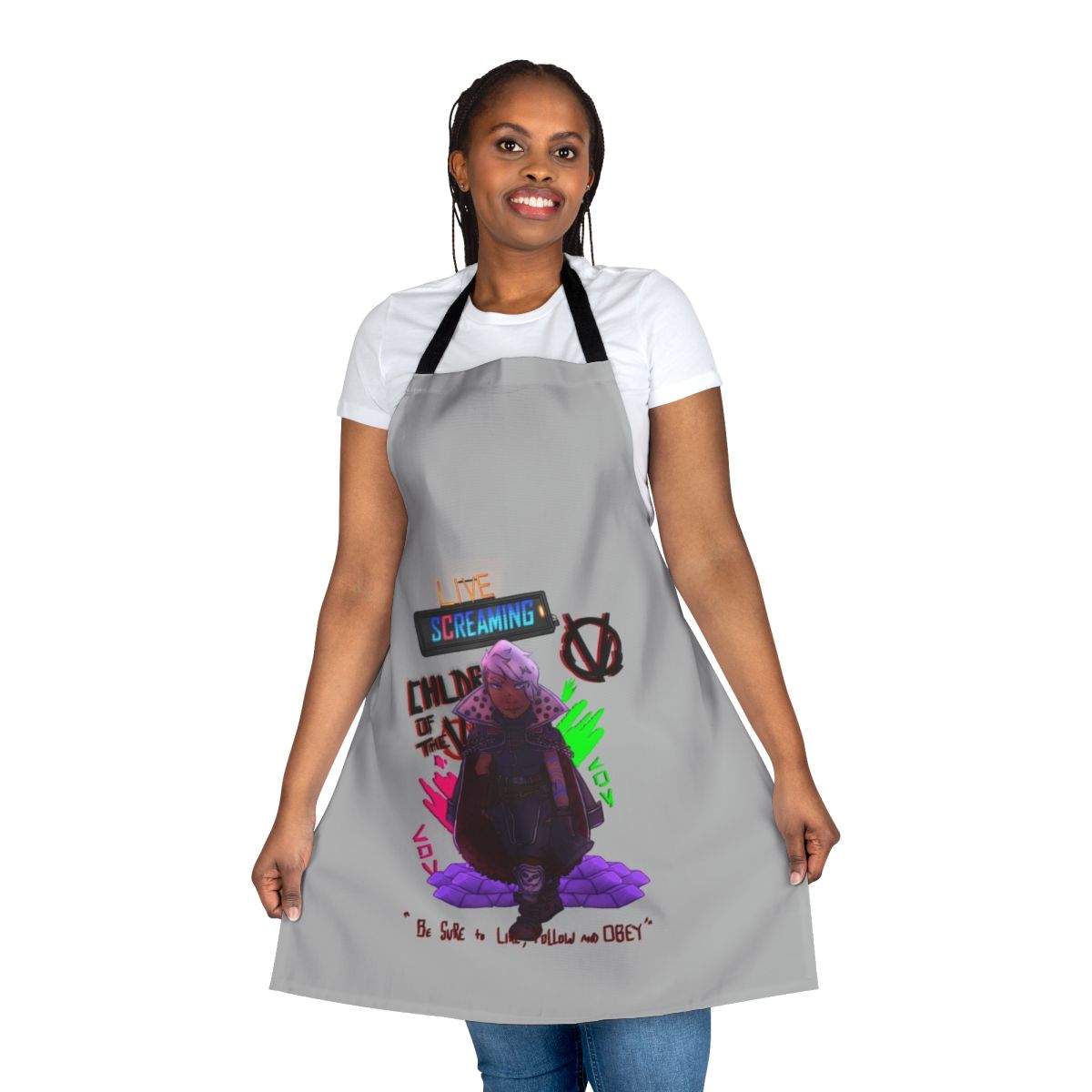 Borderlands 3 Tyreen Calypso-themed apron with vault symbol