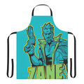 Borderlands 3 Zane Flynt themed custom apron with vector design