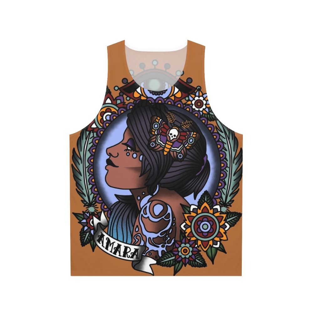 Borderlands Amara Tattoo Style Unisex Tank Top