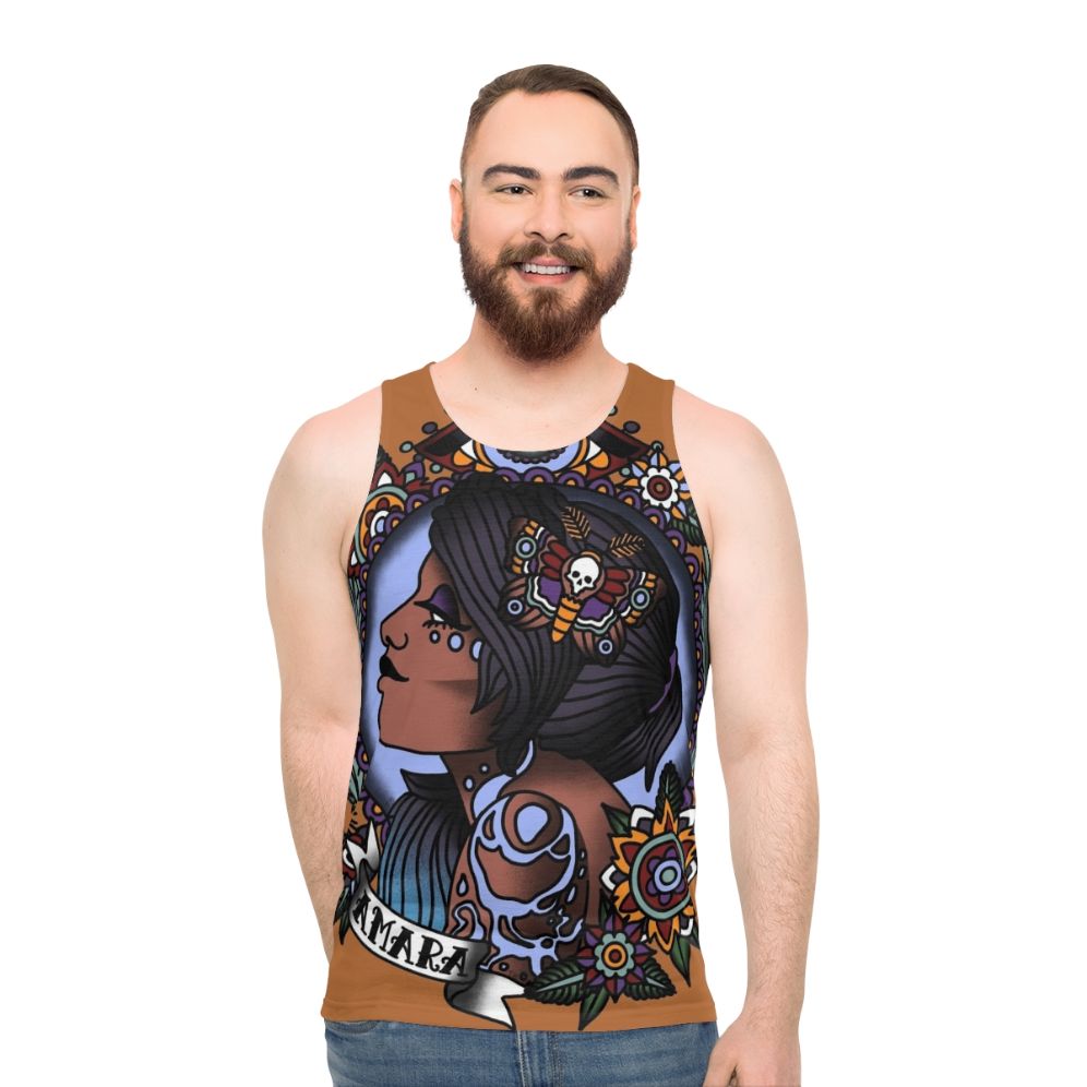 Borderlands Amara Tattoo Style Unisex Tank Top