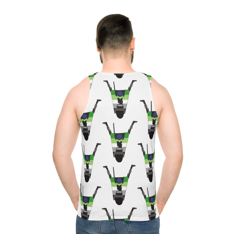 Borderlands Claptrap Aro Pride Unisex Tank Top