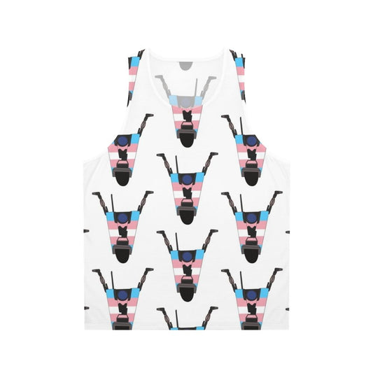 Borderlands Claptrap Trans Pride Unisex Tank Top