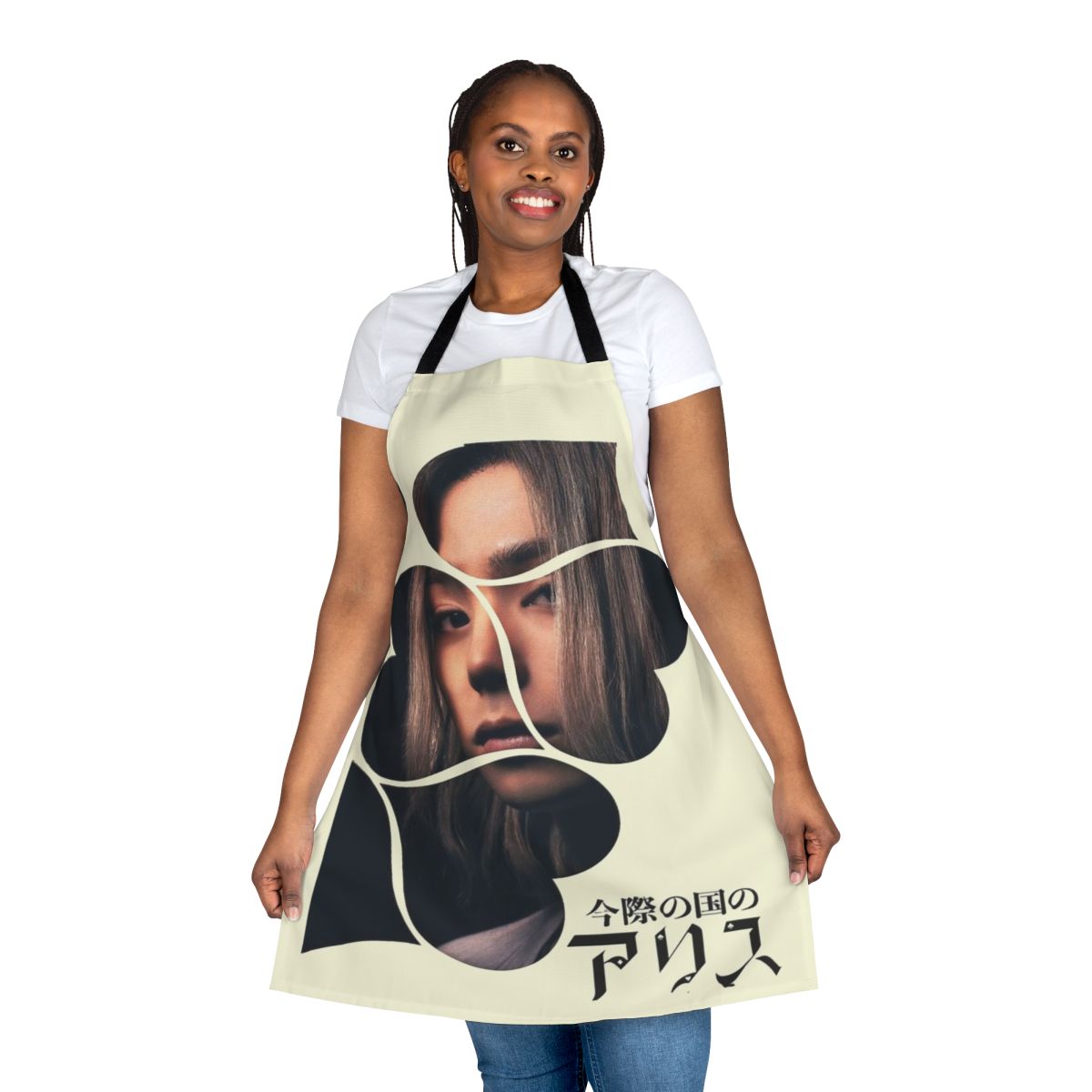 Borderlands-Inspired Apron featuring Chishiya's character from the Alice in Borderland series