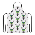Borderlands Aro Pride Claptrap Apron with colorful design