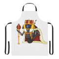 Borderlands-inspired apron featuring the iconic Claptrap robot character
