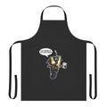 Borderlands-themed apron featuring the iconic Claptrap robot character