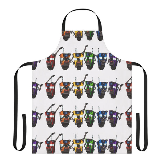 Borderlands Claptrap Rainbow Horizontal Apron