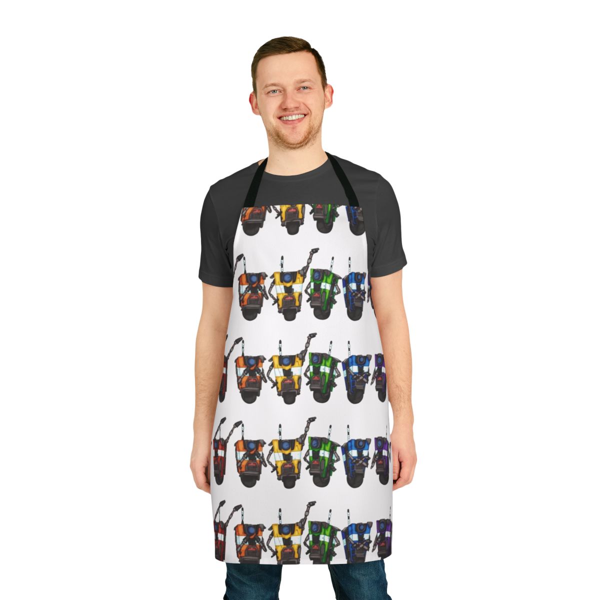 Borderlands Claptrap Rainbow Horizontal Apron