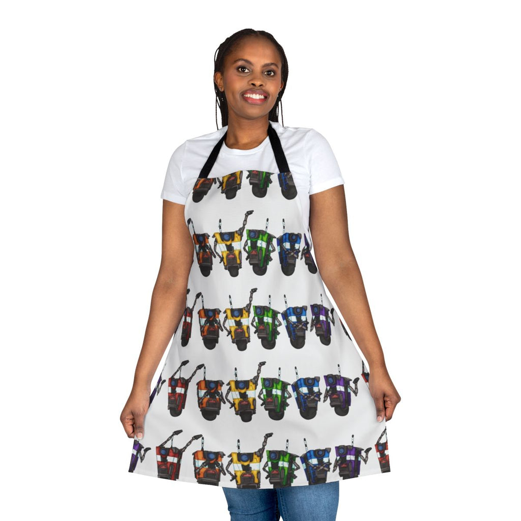 Borderlands Claptrap Rainbow Horizontal Apron