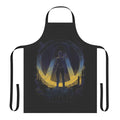 Borderlands-inspired fan art apron featuring the iconic Borderlands game logo and art style